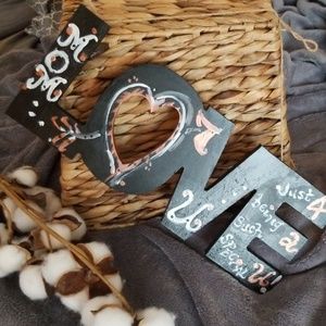 Handpainted personalized wooden sign